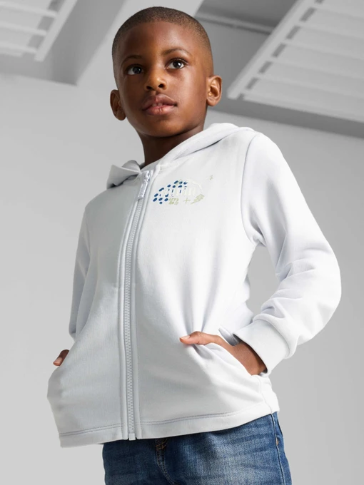 Дитяча Спортивна кофта PUMA Ess+ Fc Fz Hoodie фото 3