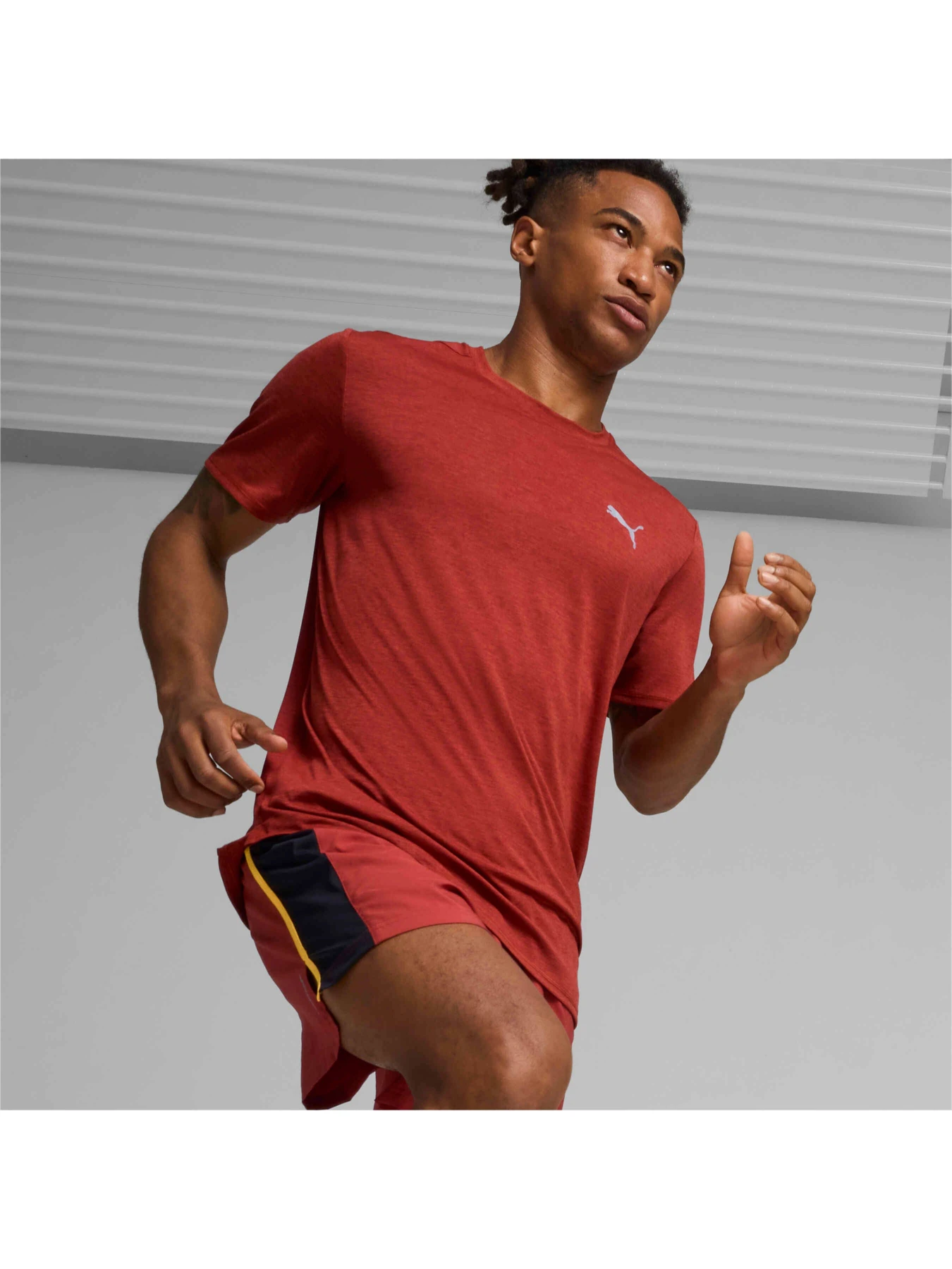 Футболки и поло PUMA Run Favorite Heather Tee M модель 523151 Футболки и поло PUMA Run Favorite Heather Tee M модель 523151 Фото