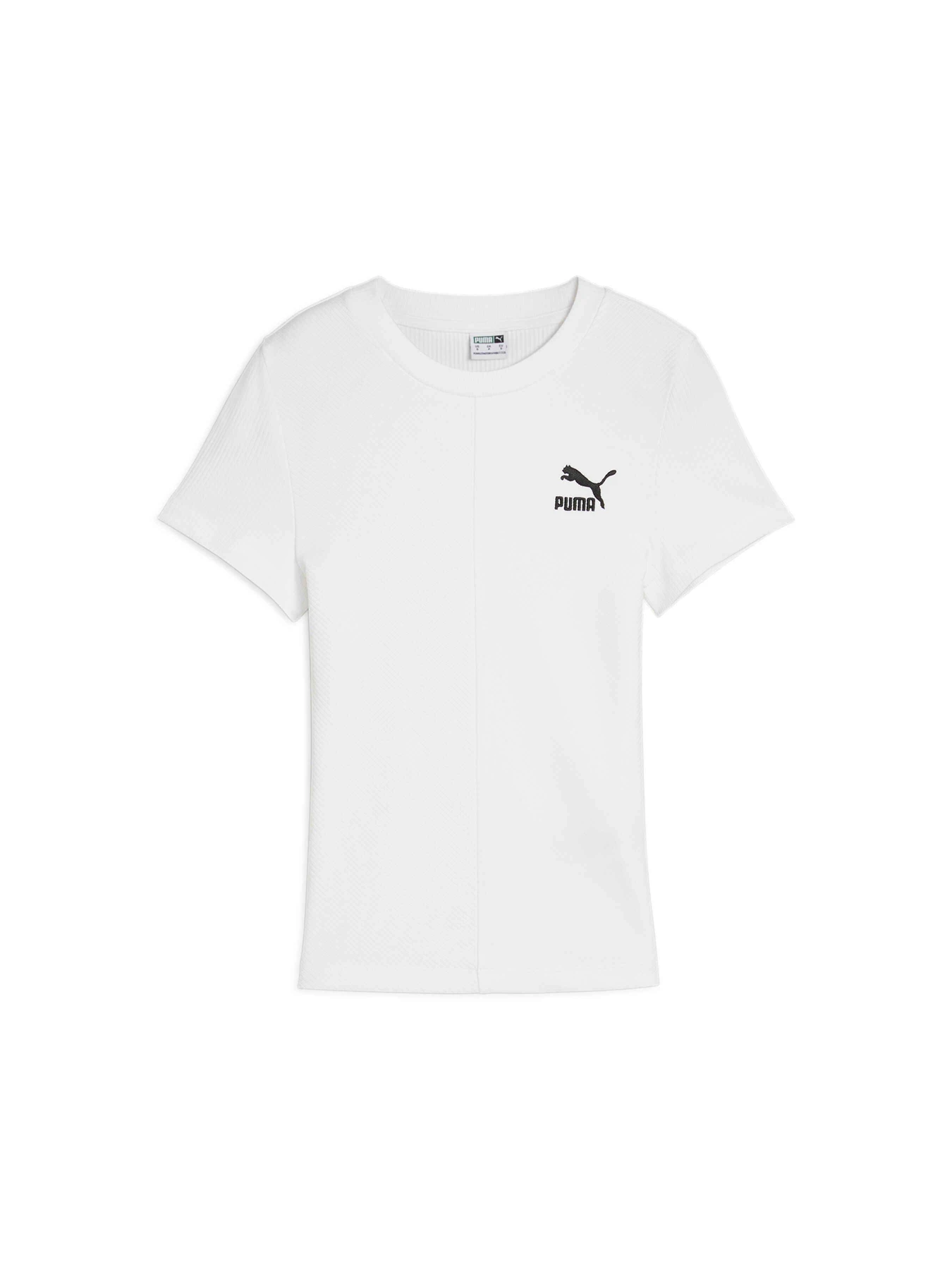 Футболки і поло PUMA Classics Ribbed Slim Tee модель 626629 Футболки і поло PUMA Classics Ribbed Slim Tee модель 626629 Фото