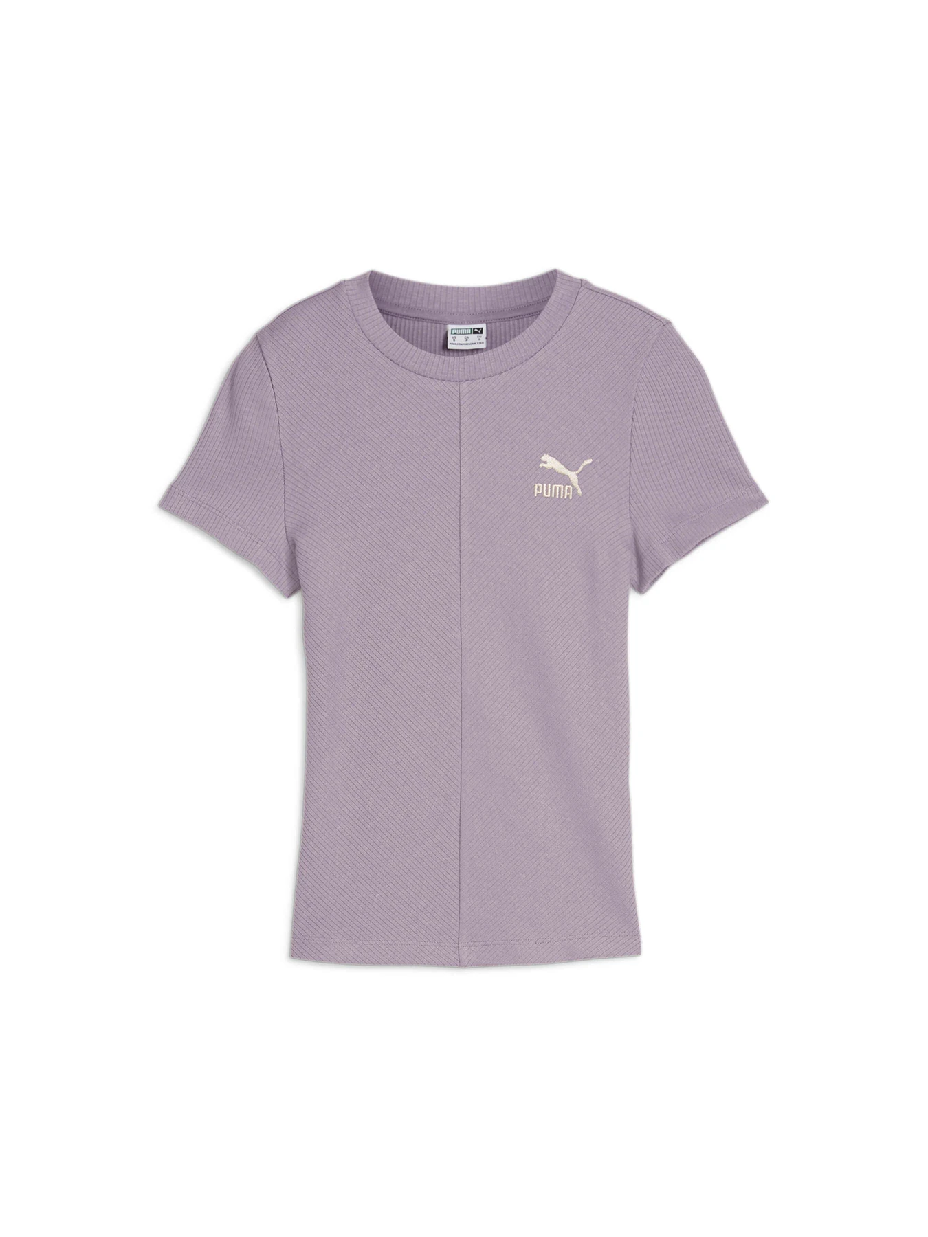 Футболки і поло PUMA Classics Ribbed Slim Tee модель 626629 Футболки і поло PUMA Classics Ribbed Slim Tee модель 626629 Фото