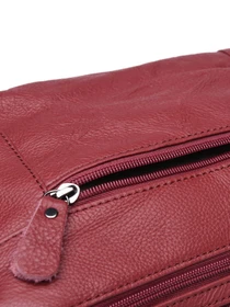 Сумки Borsa Leather модель K1840-red Фото