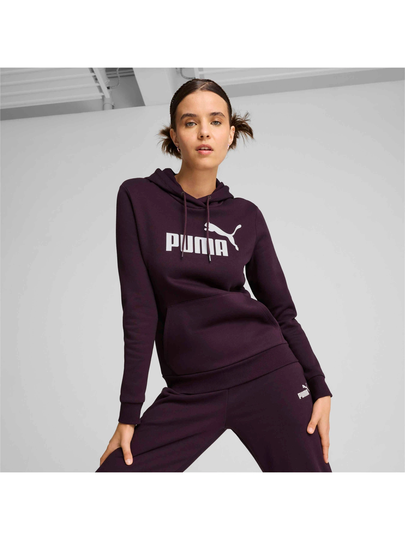 Худі та світшоти PUMA Ess Logo Hoodie Fl модель 586789 Фото