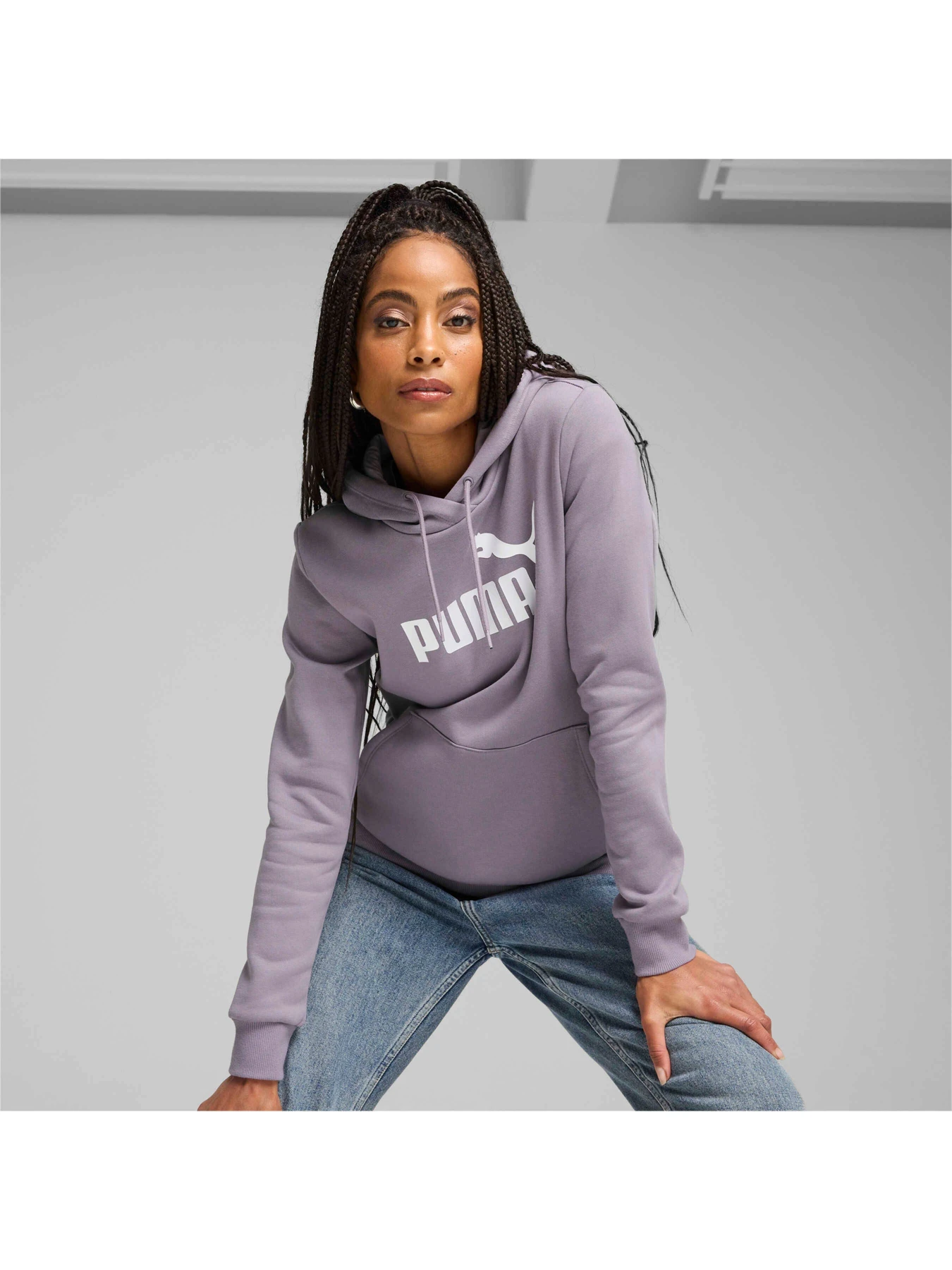 Худи и свитшоты PUMA Ess Logo Hoodie Fl модель 586789 Фото