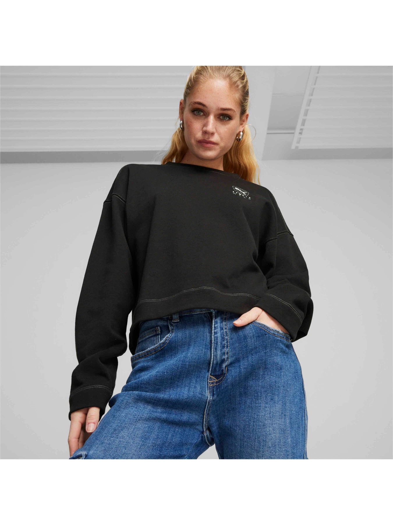 Худи и свитшоты PUMA Better Sportswear Crew модель 679008 Фото