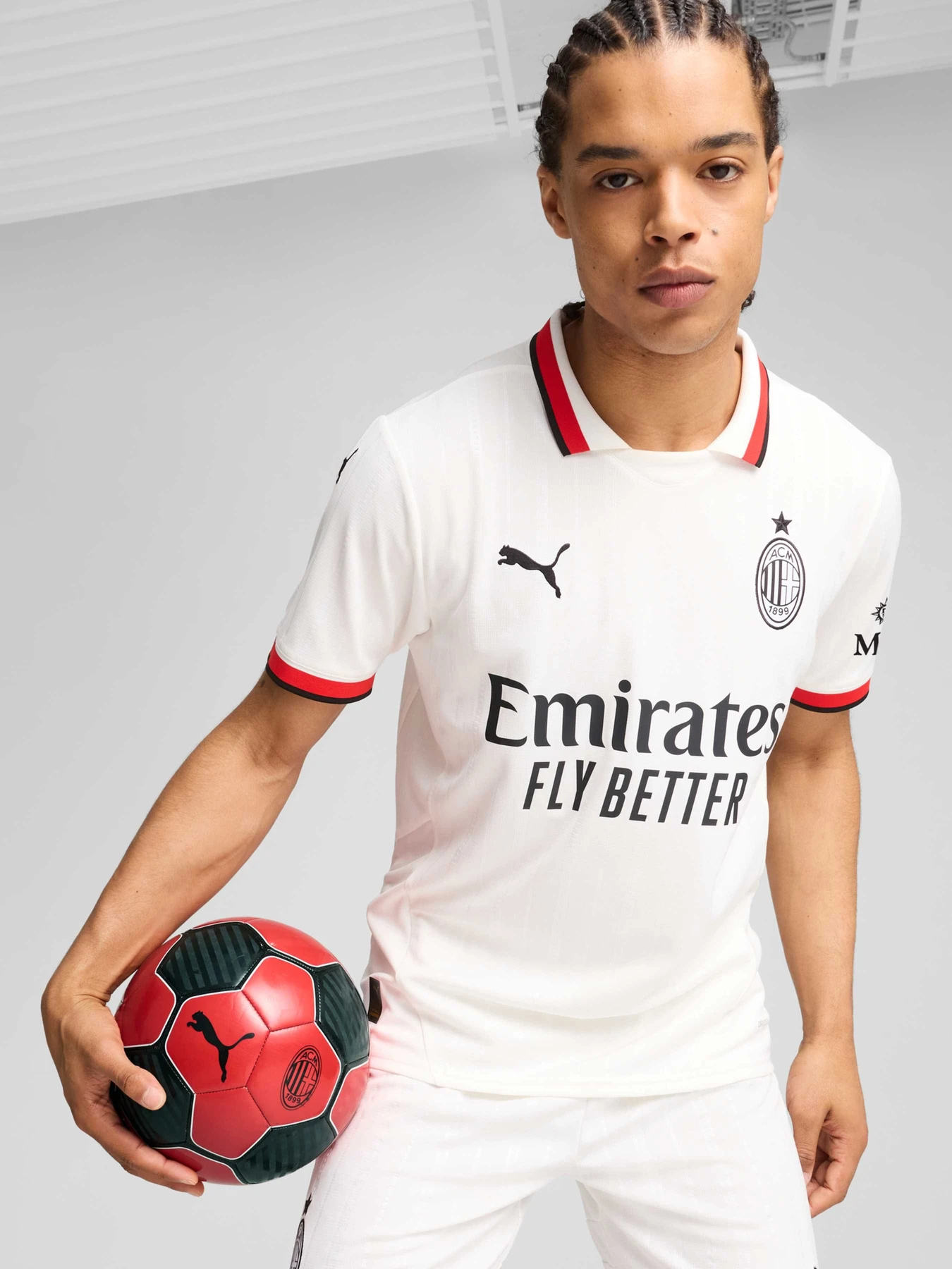Футболки і поло PUMA Acm Away Jersey Replica модель 775015 Футболки і поло PUMA Acm Away Jersey Replica модель 775015 Фото
