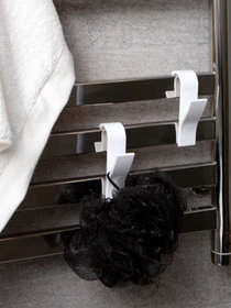 Крючок для полотенцесушителя пластиковый белый MBM HOME модель HP-100 WHITE Фото