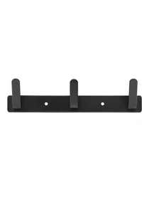 Вішалка на 3 гачки чорна MBM HOME модель HA-01/3 BLACK Фото