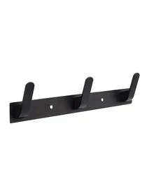 Вішалка на 3 гачки чорна MBM HOME модель HA-01/3 BLACK Фото