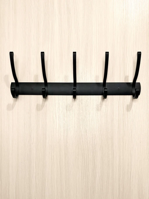 Вішалка на 5 гачків чорна MBM HOME модель HA-03/5 BLACK Фото