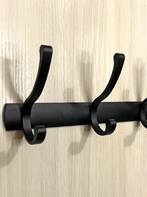Вешалка на 5 крючков черная MBM HOME модель HA-03/5 BLACK Фото
