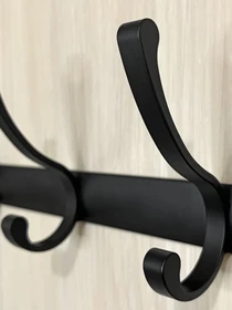 Вешалка на 5 крючков черная MBM HOME модель HA-03/5 BLACK Фото
