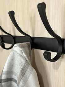 Вешалка на 5 крючков черная MBM HOME модель HA-03/5 BLACK Фото