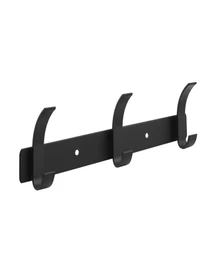 Вешалка на 3 крючка черная MBM HOME модель HA-04/3 BLACK Фото