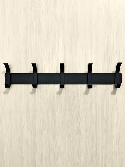 Вішалка на 5 гачків чорна MBM HOME модель HA-04/5 BLACK Фото