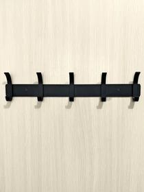 Вешалка на 5 крючков черная MBM HOME модель HA-04/5 BLACK Фото
