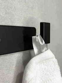 Вішалка на 3 гачки чорна MBM HOME модель HA-05/3 BLACK Фото
