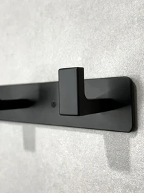 Вішалка на 3 гачки чорна MBM HOME модель HA-05/3 BLACK Фото