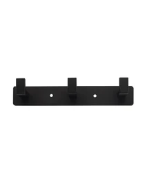 Вішалка на 3 гачки чорна MBM HOME модель HA-05/3 BLACK Фото