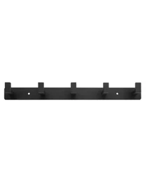 Вешалка на 5 крючков черная MBM HOME модель HA-05/5 BLACK Фото