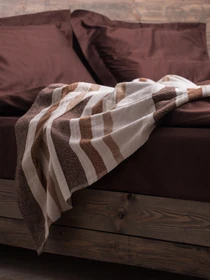 Комплект постельного белья Brownie с натурального сатина OWLED модель SB1-1001-BR Фото