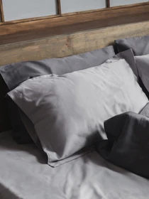 Комплект постельного белья Gray and Grey с натурального сатина OWLED модель SB1-1001-GG Фото