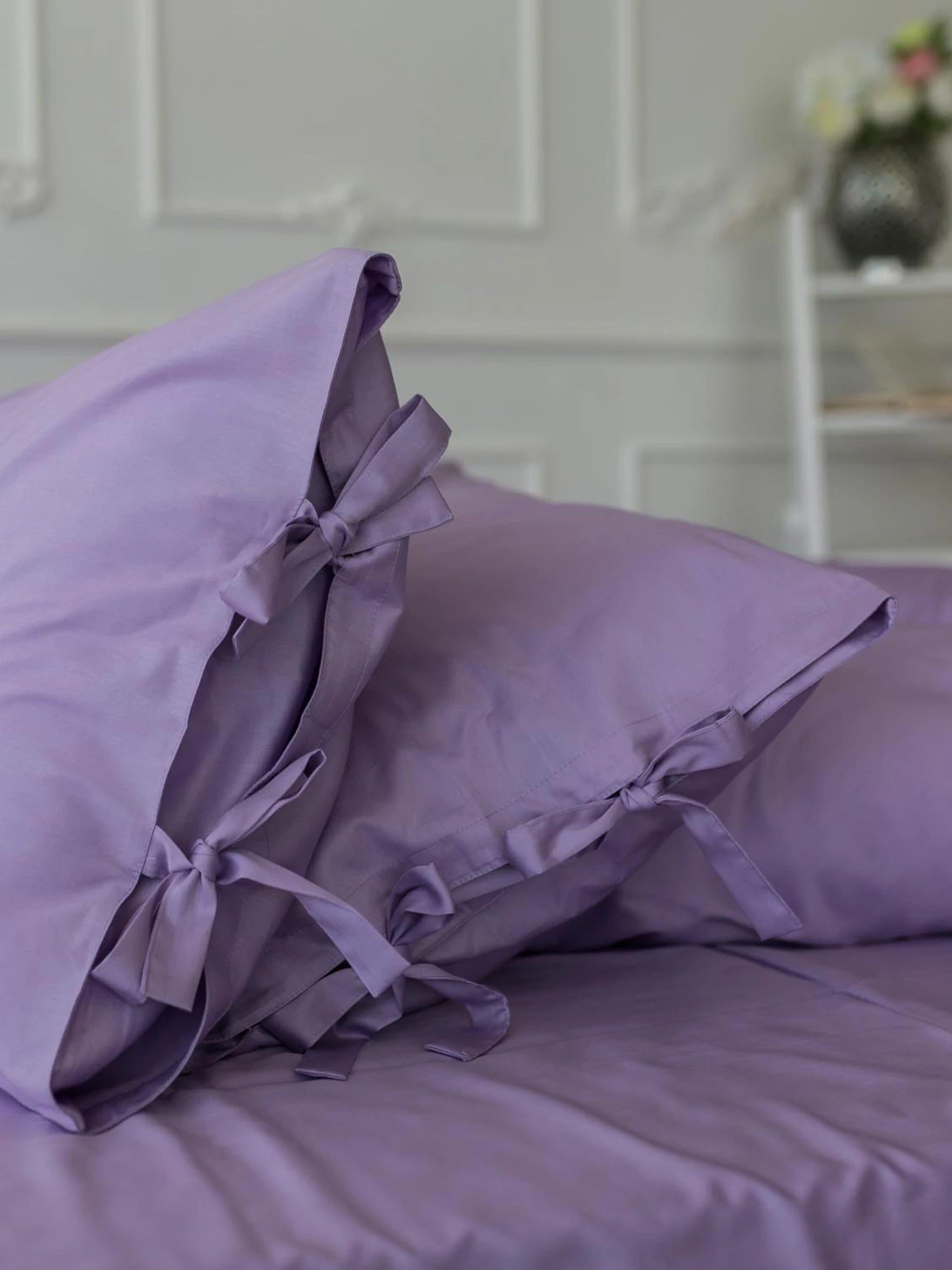 Комплект постільної білизни Lavander з натурального сатину OWLED модель SB1-1001-L Комплект постільної білизни Lavander з натурального сатину OWLED модель SB1-1001-L Фото