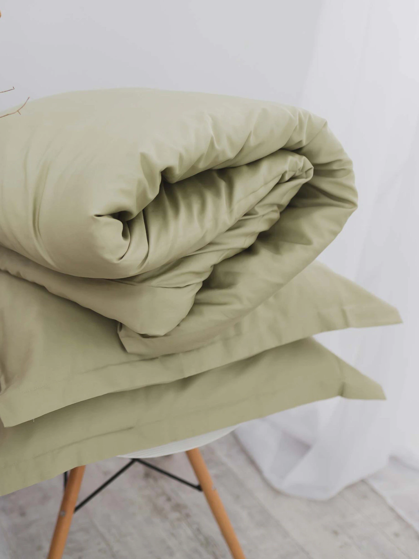 Комплект постільної білизни Olive Tree з натурального сатину OWLED модель SB1-1001-OT Комплект постільної білизни Olive Tree з натурального сатину OWLED модель SB1-1001-OT Фото