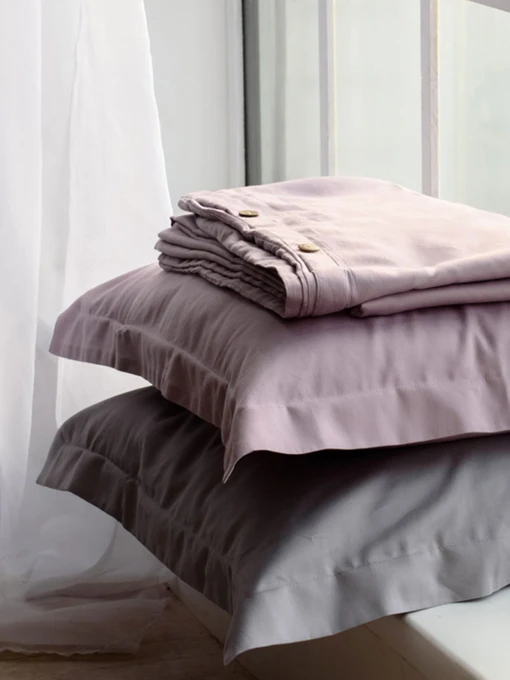 Комплект постельного белья Grey Rose с натурального сатина OWLED модель SB1-1001-GR Фото