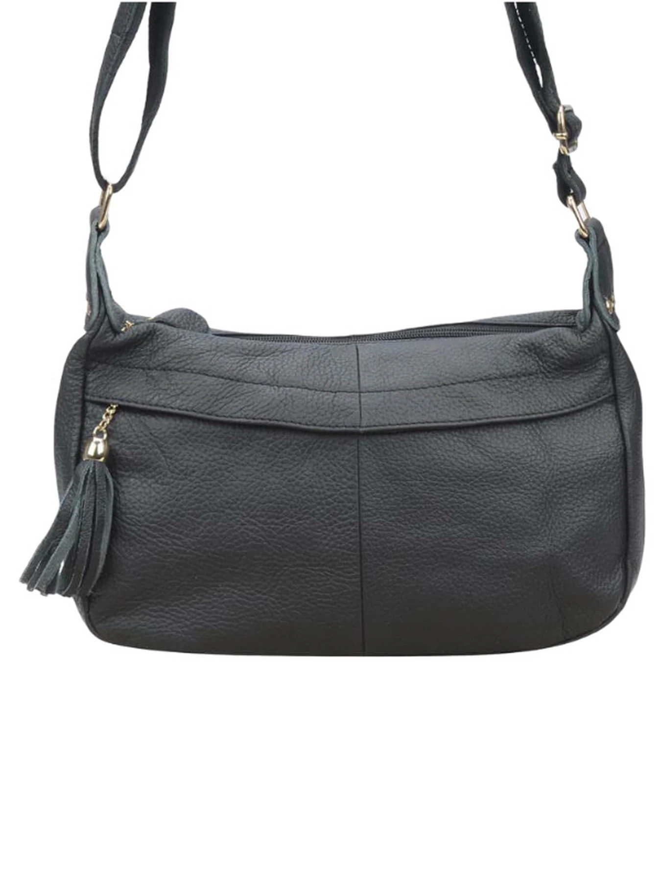Сумки Borsa Leather модель 1t300-black Фото