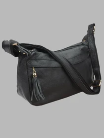 Сумки Borsa Leather модель 1t300-black Фото