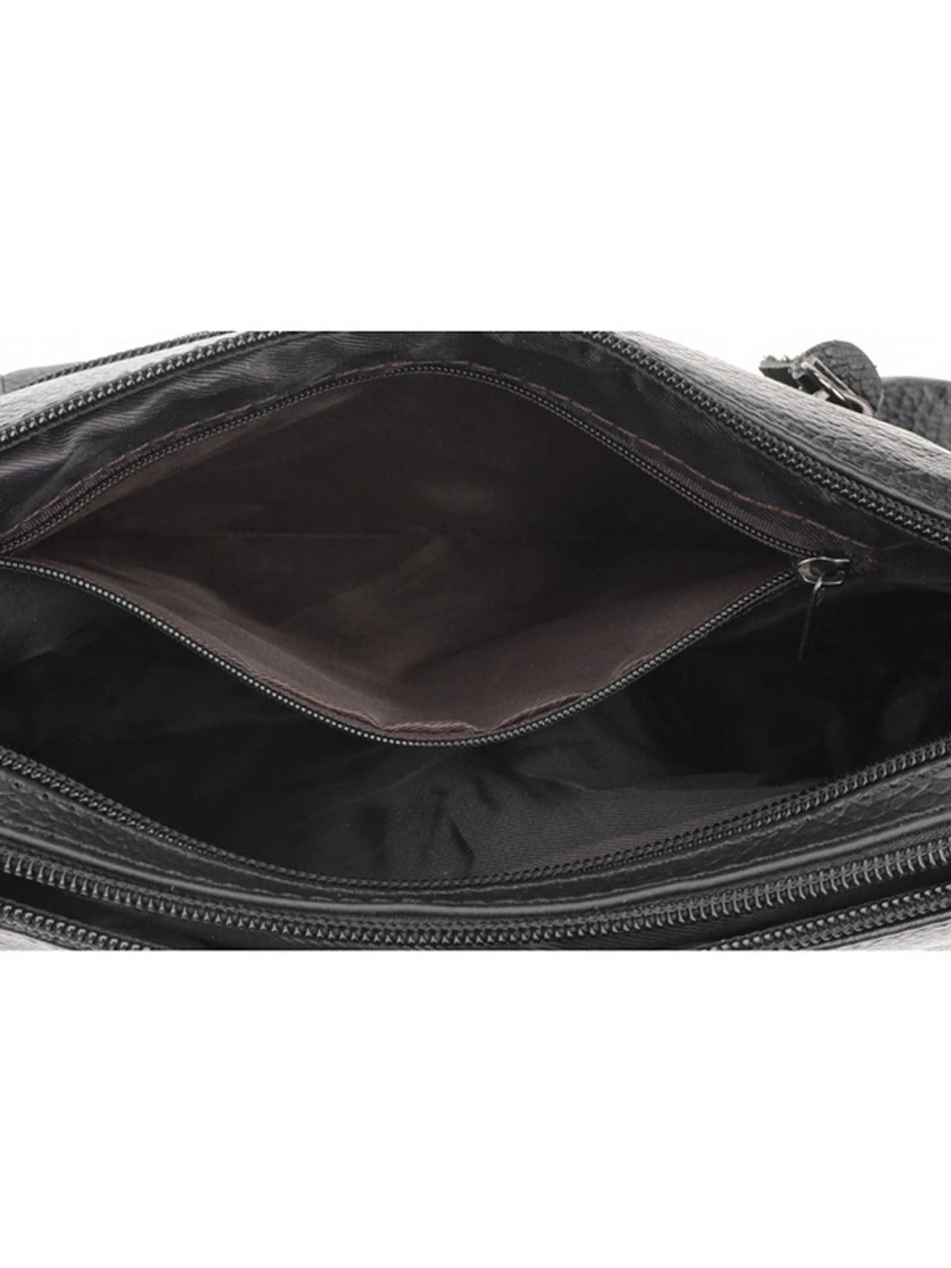 Сумки Borsa Leather модель 1t840-black Фото