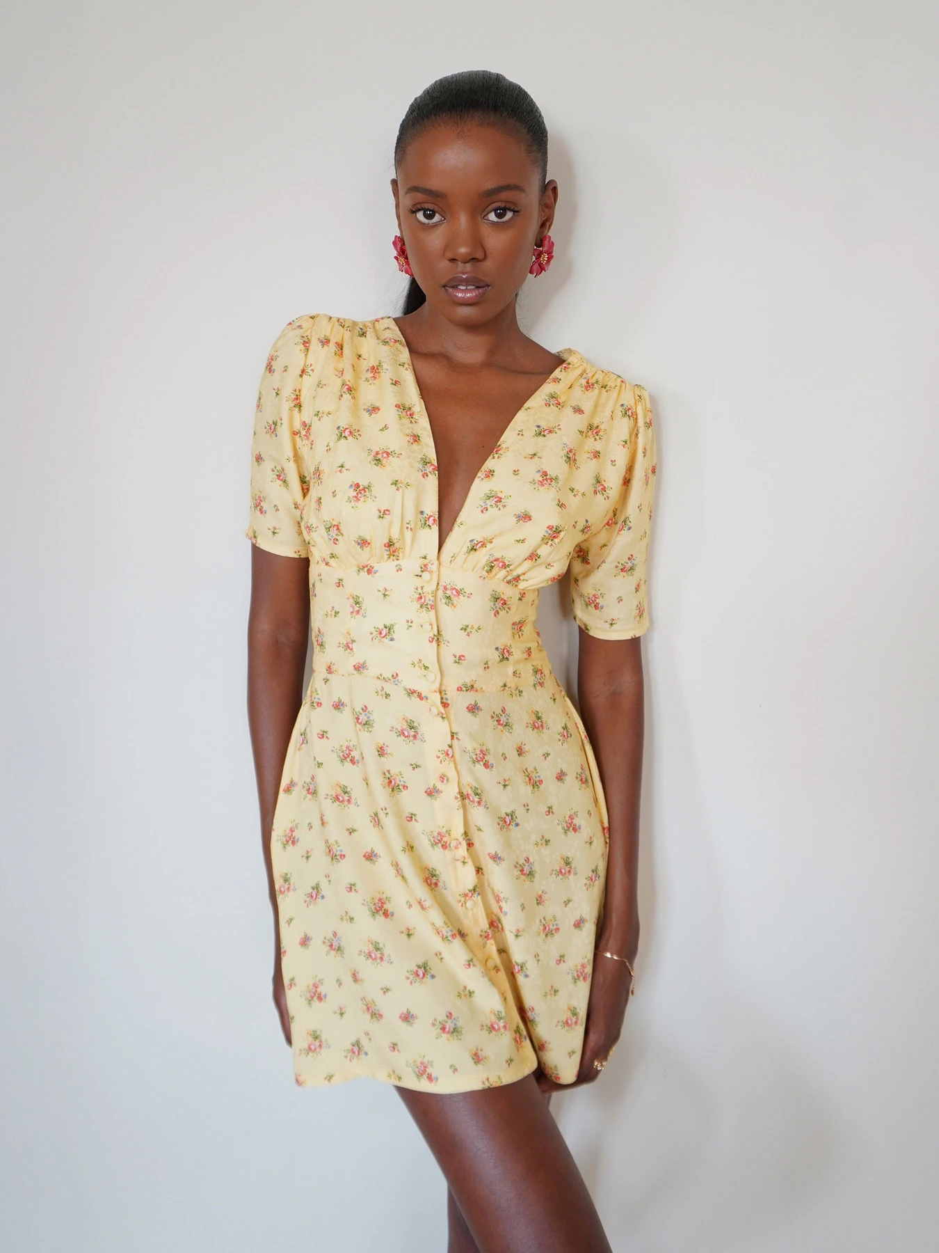 Платья Anais Gose Sophia yellow модель dress.mini.sophia.yellow Фото