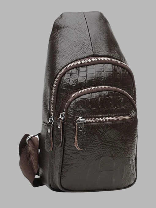 Сумки Borsa Leather модель K1142-brown Фото