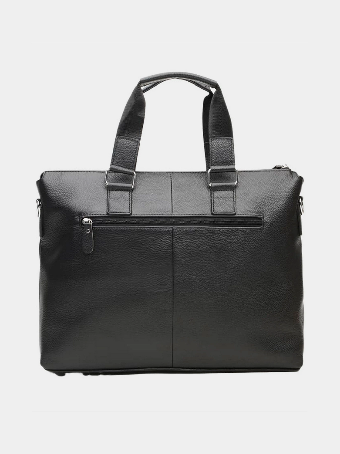 Сумки Borsa Leather модель K18825-black Фото