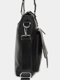 Сумки Borsa Leather модель K18825-black Фото