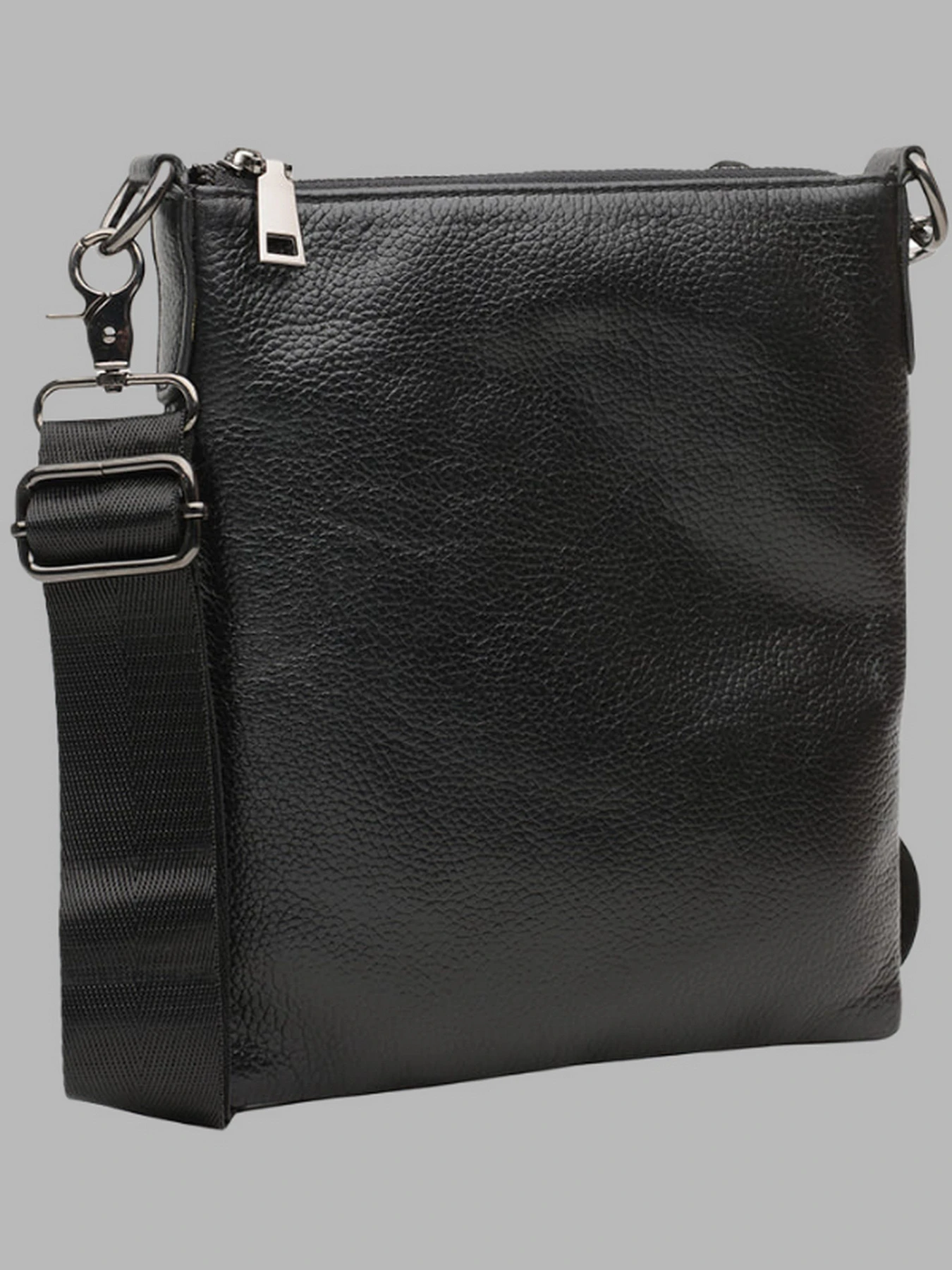 Сумки Borsa Leather модель K1608-black Фото