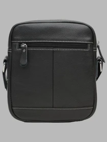 Сумки Borsa Leather модель K12221-black Фото