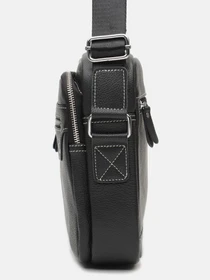 Сумки Borsa Leather модель K12221-black Фото