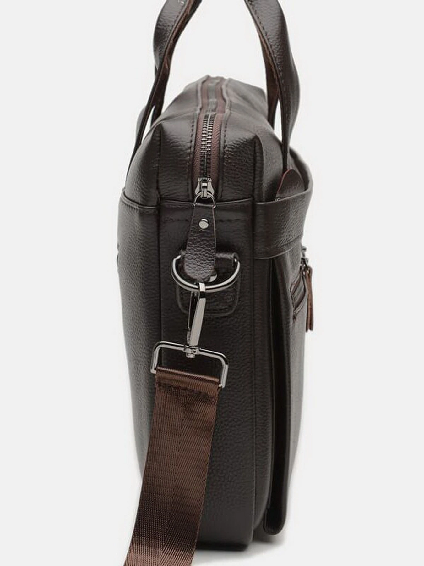 Сумки Borsa Leather модель K18612-brown Фото