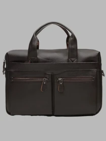 Сумки Borsa Leather модель K18612-brown Фото