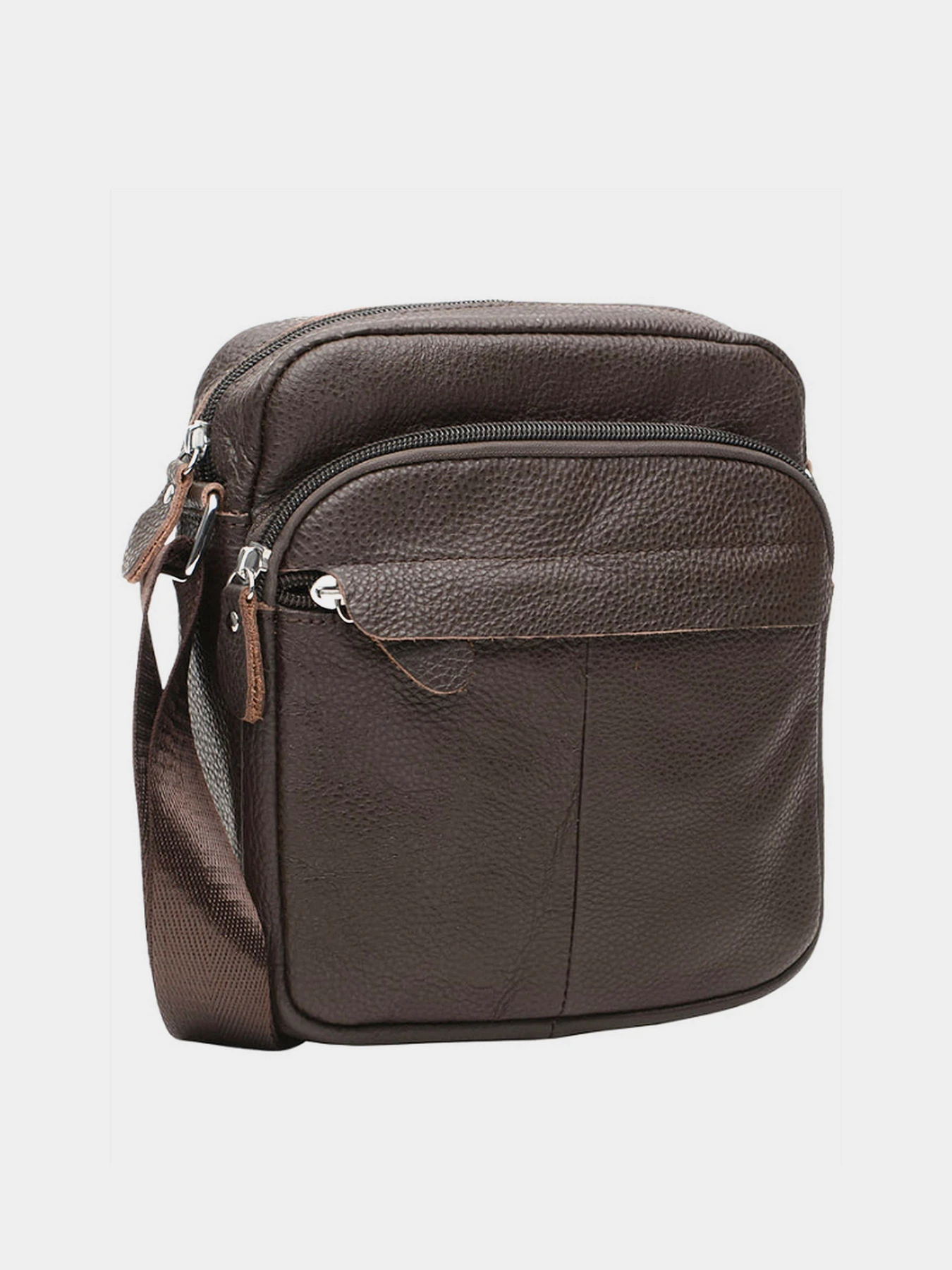 Сумки Borsa Leather модель K10082-brown Фото