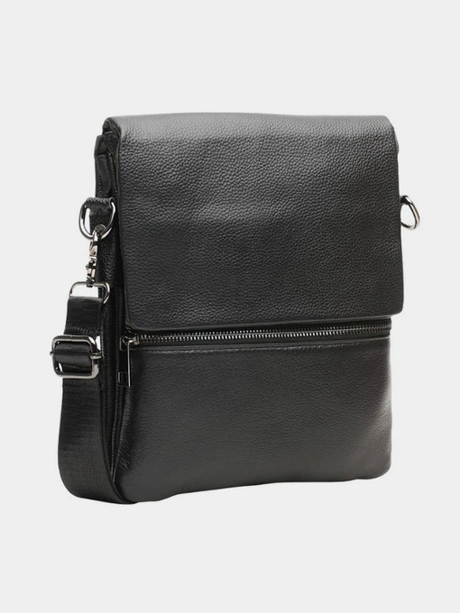 Сумки Borsa Leather модель K12056-black Фото