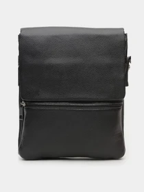 Сумки Borsa Leather модель K12056-black Фото