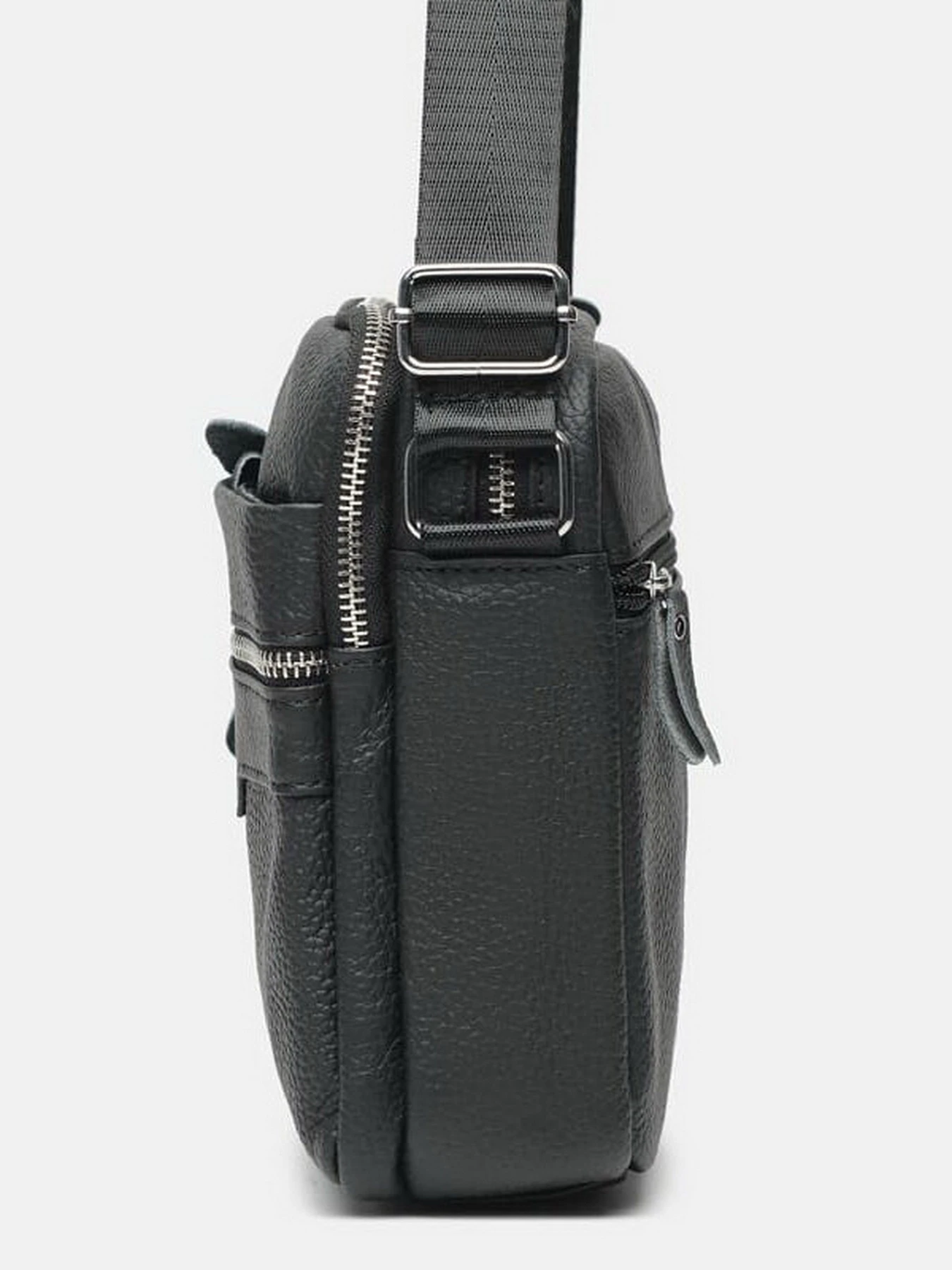 Сумки Borsa Leather модель K18016a-black Фото