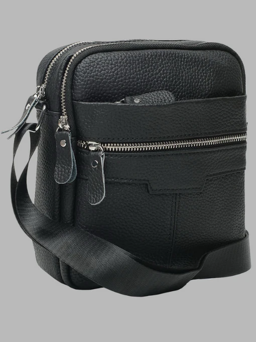 Сумки Borsa Leather модель K18016a-black Фото