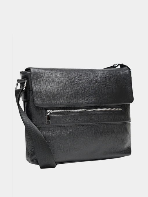 Сумки Borsa Leather модель K13530-black Фото