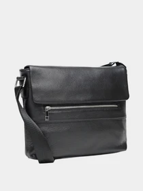 Сумки Borsa Leather модель K13530-black Фото