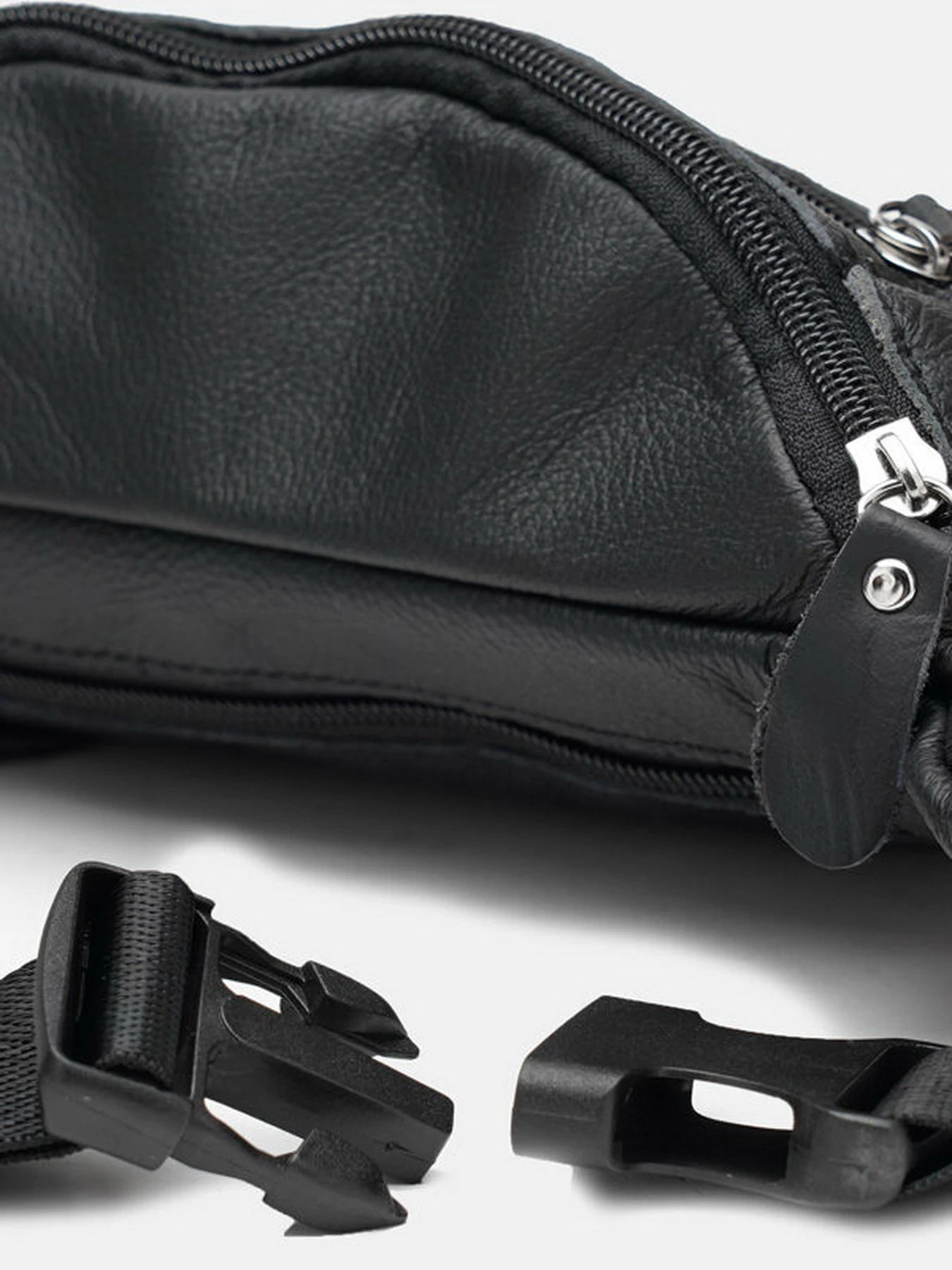 Сумки Borsa Leather модель K102-black Фото