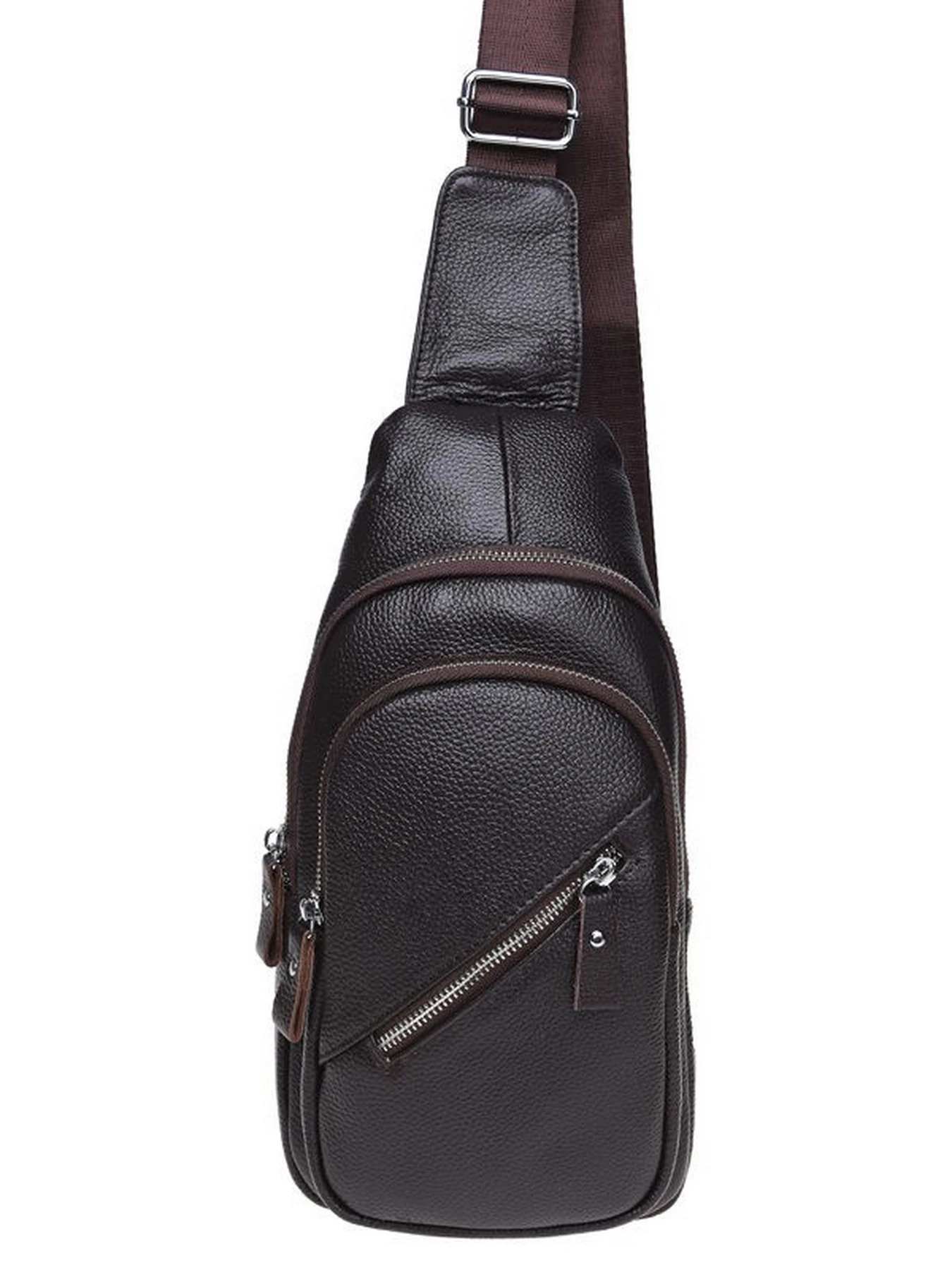 Рюкзаки Borsa Leather модель K16603-brown Фото