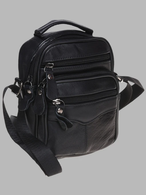 Сумки Borsa Leather модель K101b-black Фото